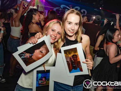 A professional photo of guests enjoying themselves at Cocktails Nightclub from our gallery.