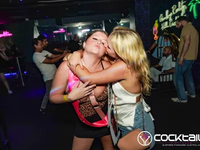 A professional photo of guests enjoying themselves at Cocktails Nightclub from our gallery.