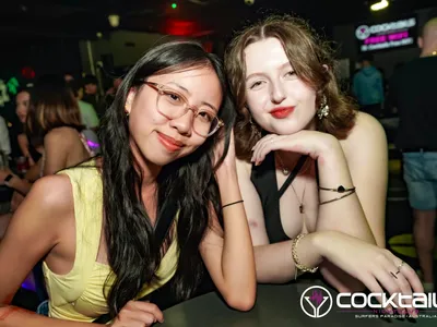 A professional photo of guests enjoying themselves at Cocktails Nightclub from our gallery.