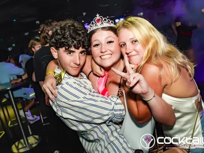 A professional photo of guests enjoying themselves at Cocktails Nightclub from our gallery.