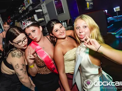 A professional photo of guests enjoying themselves at Cocktails Nightclub from our gallery.