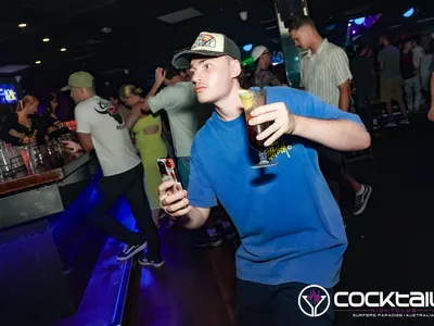 A professional photo of guests enjoying themselves at Cocktails Nightclub from our gallery.