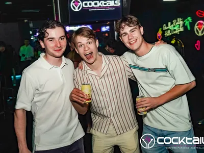 A professional photo of guests enjoying themselves at Cocktails Nightclub from our gallery.