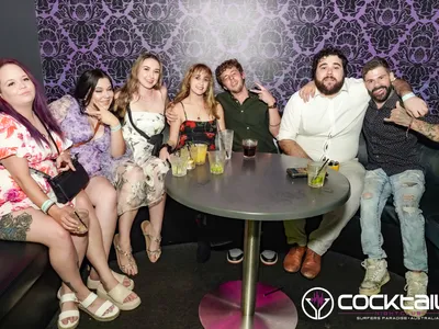 A professional photo of guests enjoying themselves at Cocktails Nightclub from our gallery.