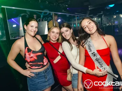 A professional photo of guests enjoying themselves at Cocktails Nightclub from our gallery.