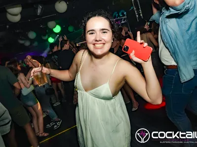 A professional photo of guests enjoying themselves at Cocktails Nightclub from our gallery.