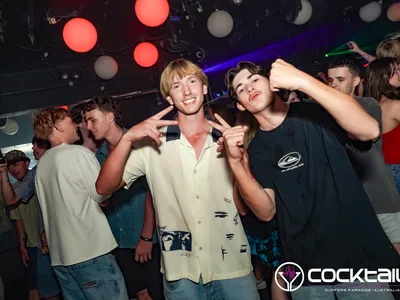 A professional photo of guests enjoying themselves at Cocktails Nightclub from our gallery.