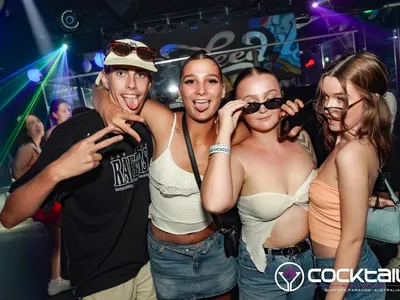 A professional photo of guests enjoying themselves at Cocktails Nightclub from our gallery.