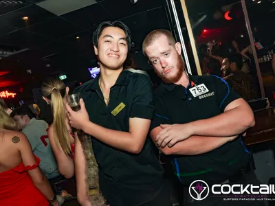 A professional photo of guests enjoying themselves at Cocktails Nightclub from our gallery.