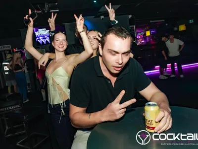 A professional photo of guests enjoying themselves at Cocktails Nightclub from our gallery.