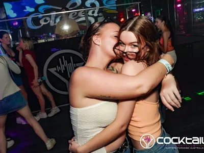 A professional photo of guests enjoying themselves at Cocktails Nightclub from our gallery.