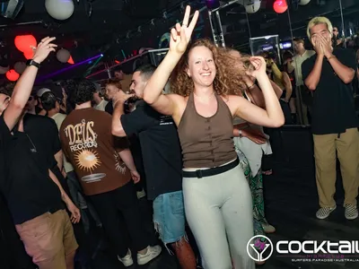 A professional photo of guests enjoying themselves at Cocktails Nightclub from our gallery.