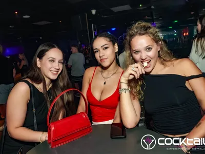 A professional photo of guests enjoying themselves at Cocktails Nightclub from our gallery.