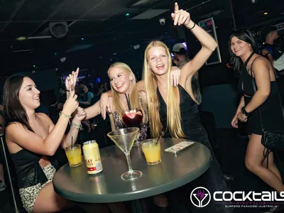 A professional photo of guests enjoying themselves at Cocktails Nightclub from our gallery.