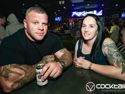 A professional photo of guests enjoying themselves at Cocktails Nightclub from our gallery.