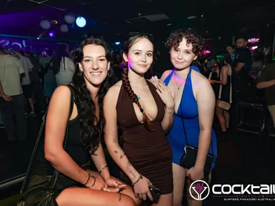 A professional photo of guests enjoying themselves at Cocktails Nightclub from our gallery.