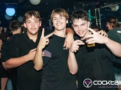 A professional photo of guests enjoying themselves at Cocktails Nightclub from our gallery.