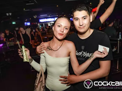 A professional photo of guests enjoying themselves at Cocktails Nightclub from our gallery.