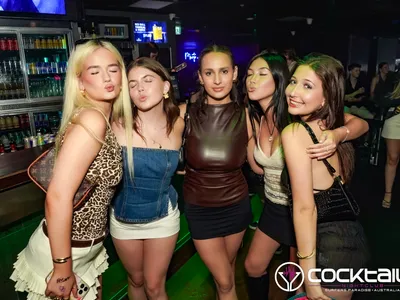 A professional photo of guests enjoying themselves at Cocktails Nightclub from our gallery.