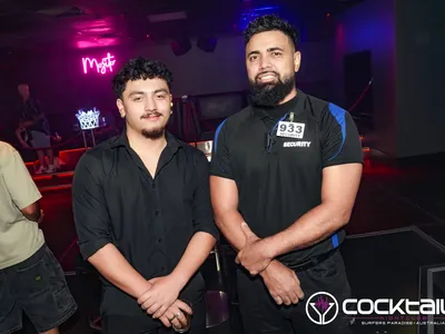 A professional photo of guests enjoying themselves at Cocktails Nightclub from our gallery.