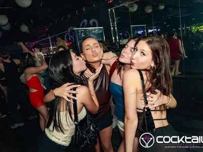 A professional photo of guests enjoying themselves at Cocktails Nightclub from our gallery.