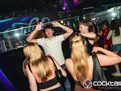 A professional photo of guests enjoying themselves at Cocktails Nightclub from our gallery.