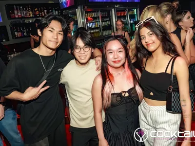 A professional photo of guests enjoying themselves at Cocktails Nightclub from our gallery.