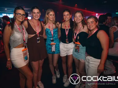 A professional photo of guests enjoying themselves at Cocktails Nightclub from our gallery.