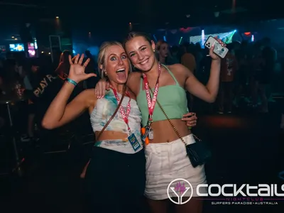 A professional photo of guests enjoying themselves at Cocktails Nightclub from our gallery.