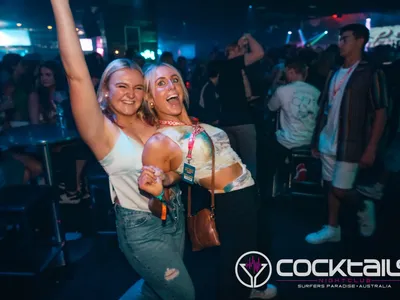 A professional photo of guests enjoying themselves at Cocktails Nightclub from our gallery.