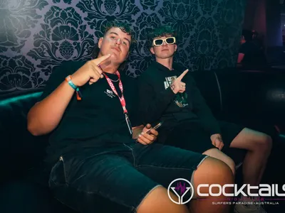 A professional photo of guests enjoying themselves at Cocktails Nightclub from our gallery.