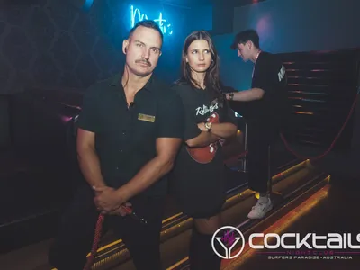 A professional photo of guests enjoying themselves at Cocktails Nightclub from our gallery.