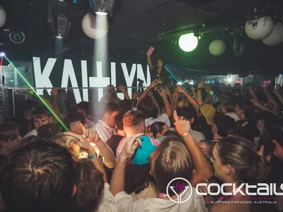 A professional photo of guests enjoying themselves at Cocktails Nightclub from our gallery.