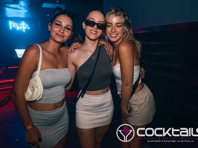 A professional photo of guests enjoying themselves at Cocktails Nightclub from our gallery.