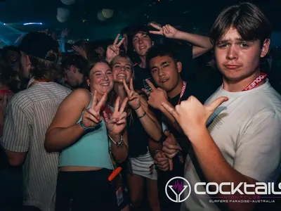 A professional photo of guests enjoying themselves at Cocktails Nightclub from our gallery.