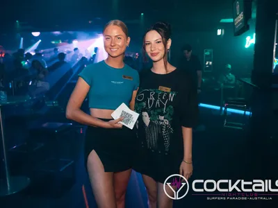 A professional photo of guests enjoying themselves at Cocktails Nightclub from our gallery.