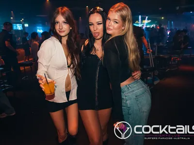 A professional photo of guests enjoying themselves at Cocktails Nightclub from our gallery.