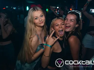 A professional photo of guests enjoying themselves at Cocktails Nightclub from our gallery.