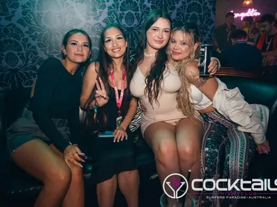 A professional photo of guests enjoying themselves at Cocktails Nightclub from our gallery.