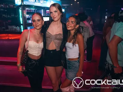 A professional photo of guests enjoying themselves at Cocktails Nightclub from our gallery.