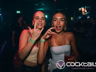 A professional photo of guests enjoying themselves at Cocktails Nightclub from our gallery.