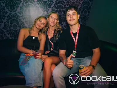 A professional photo of guests enjoying themselves at Cocktails Nightclub from our gallery.