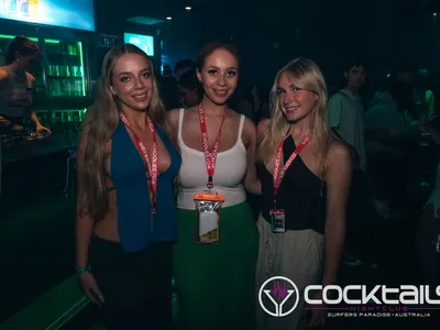 A professional photo of guests enjoying themselves at Cocktails Nightclub from our gallery.