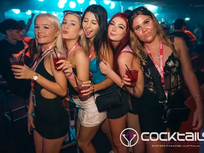 A professional photo of guests enjoying themselves at Cocktails Nightclub from our gallery.