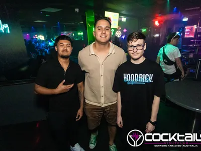 A professional photo of guests enjoying themselves at Cocktails Nightclub from our gallery.