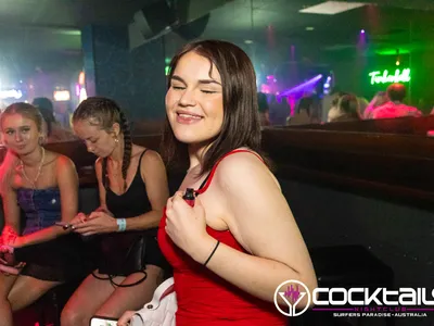 A professional photo of guests enjoying themselves at Cocktails Nightclub from our gallery.