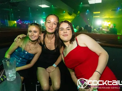 A professional photo of guests enjoying themselves at Cocktails Nightclub from our gallery.