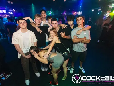 A professional photo of guests enjoying themselves at Cocktails Nightclub from our gallery.