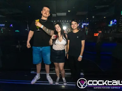 A professional photo of guests enjoying themselves at Cocktails Nightclub from our gallery.