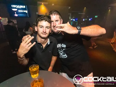 A professional photo of guests enjoying themselves at Cocktails Nightclub from our gallery.